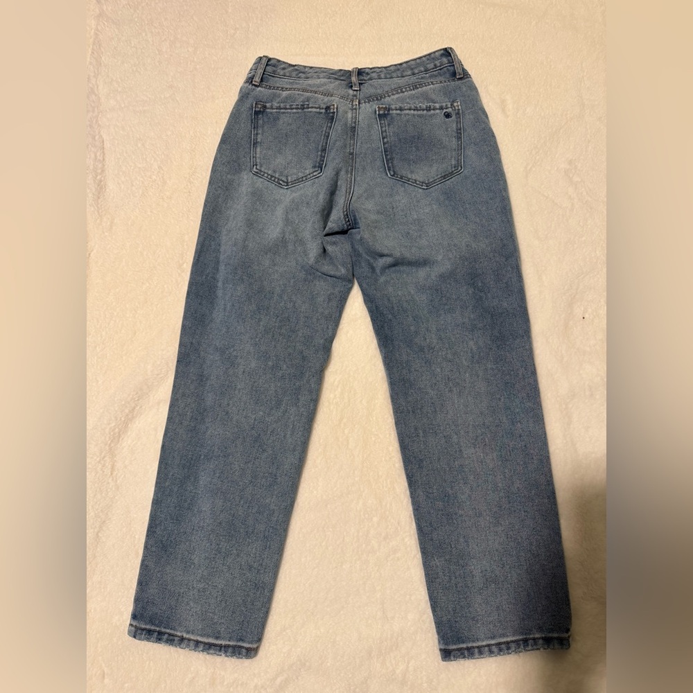 High Rise Slim Straight Jeans - Picture 3 of 5